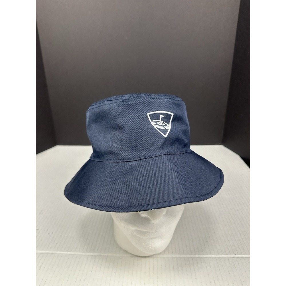 TopGolf Reversible Bucket‎ Cap Hat Men's Size 54cm 6 3/4 Black Casual Pull-On